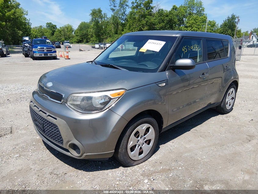 2014 Kia Soul VIN KNDJN2A25E7059447 IAAI salvage auction — NORMAL WEAR, Original (Ohio), sold $325 on 2026-07-07 (photo 2)