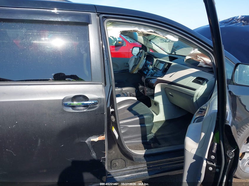 2014 Toyota Sienna VIN 5TDXK3DC1ES441249 IAAI salvage auction — FRONT & REAR, Certificate Of Title (Nebraska), sold $525 on 2026-07-30 (photo 5)