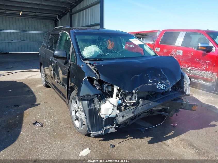 2014 Toyota Sienna VIN 5TDXK3DC1ES441249 IAAI salvage auction — FRONT & REAR, Certificate Of Title (Nebraska), sold $525 on 2026-07-30 (photo 6)