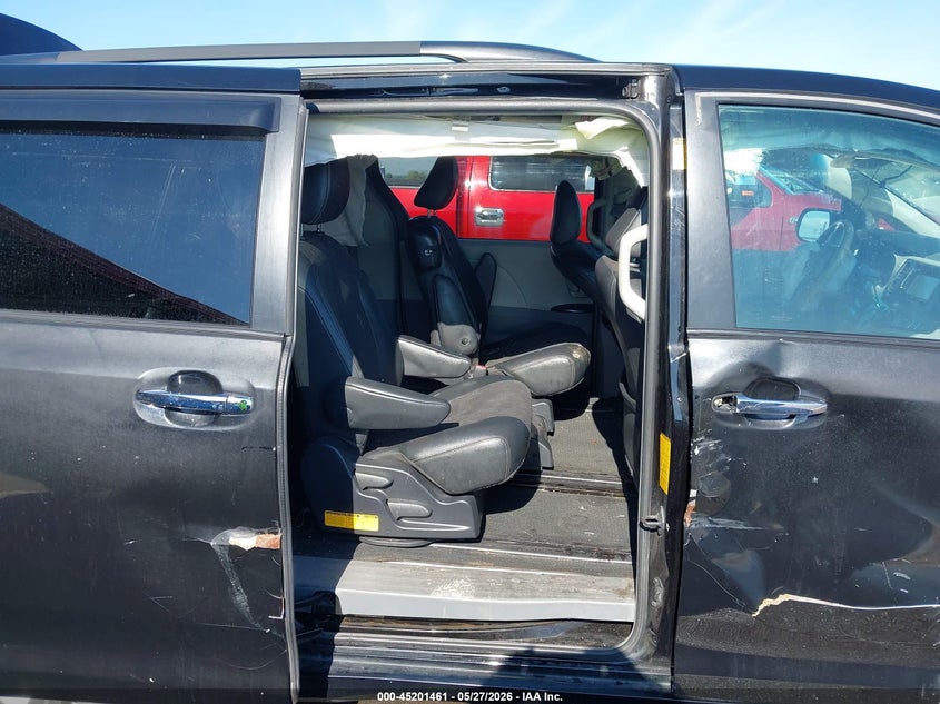2014 Toyota Sienna VIN 5TDXK3DC1ES441249 IAAI salvage auction — FRONT & REAR, Certificate Of Title (Nebraska), sold $525 on 2026-07-30 (photo 8)