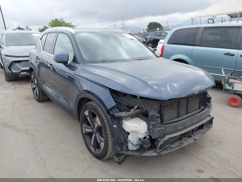 2019 Volvo Xc40 VIN YV4162UL6K2102314 IAAI salvage auction — FRONT END, Salvage (California), sold $25 on 2026-07-31 (photo 1)