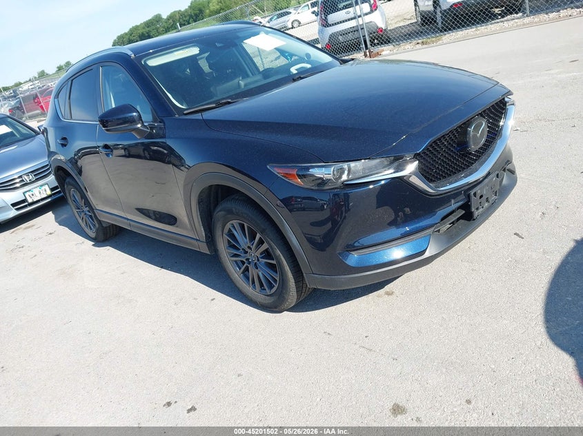 2020 Mazda Cx-5 VIN JM3KFBCM9L0763552 IAAI salvage auction — LEFT FRONT, Salvage (Iowa), sold $5,250 on 2026-07-14 (photo 1)