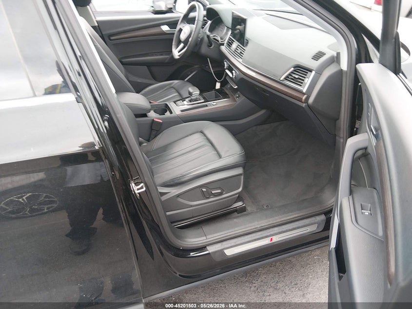 2023 Audi Q5 VIN WA1GAAFY1P2100499 IAAI salvage auction — LEFT FRONT, Salvage (California), sold $6,300 on 2026-07-29 (photo 5)