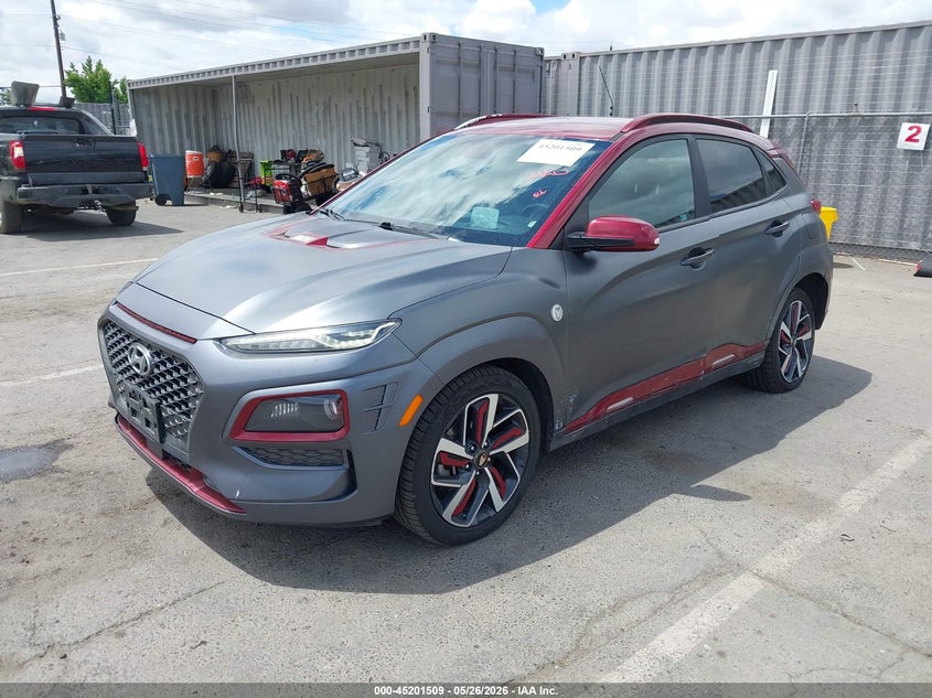 2019 Hyundai Kona VIN KM8K5CA58KU319675 IAAI salvage auction — LEFT SIDE, Salvage Title, sold $2,200 on 2026-07-22 (photo 2)