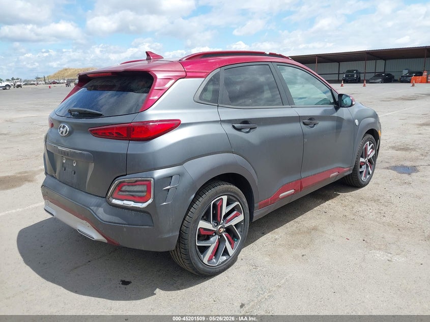 2019 Hyundai Kona VIN KM8K5CA58KU319675 IAAI salvage auction — LEFT SIDE, Salvage Title, sold $2,200 on 2026-07-22 (photo 4)
