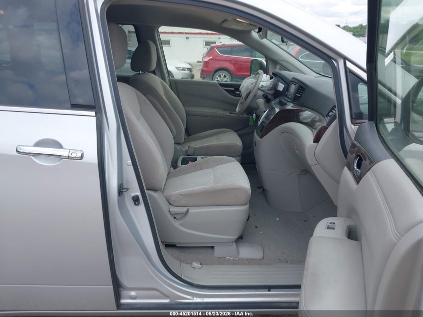 2016 Nissan Quest VIN JN8AE2KP9G9153868 IAAI salvage auction — FRONT END, Salvage (Illinois), sold $1,200 on 2026-07-13 (photo 5)