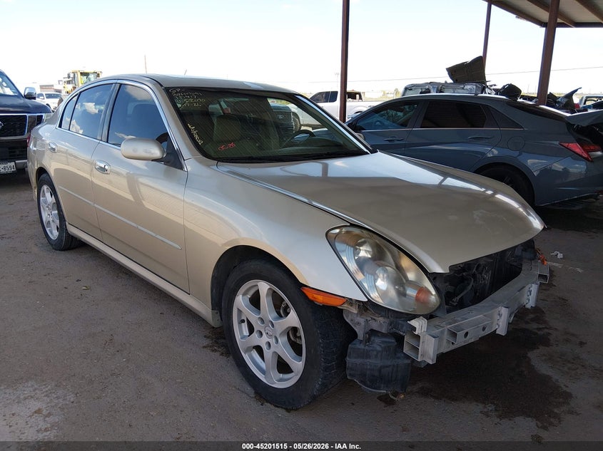 2005 Infiniti G35 VIN JNKCV51EX5M207533 IAAI salvage auction — RIGHT FRONT, Salvage (Texas), sold $25 on 2026-08-01 (photo 1)