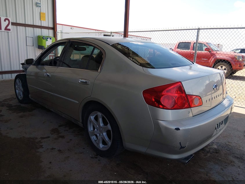 2005 Infiniti G35 VIN JNKCV51EX5M207533 IAAI salvage auction — RIGHT FRONT, Salvage (Texas), sold $25 on 2026-08-01 (photo 3)