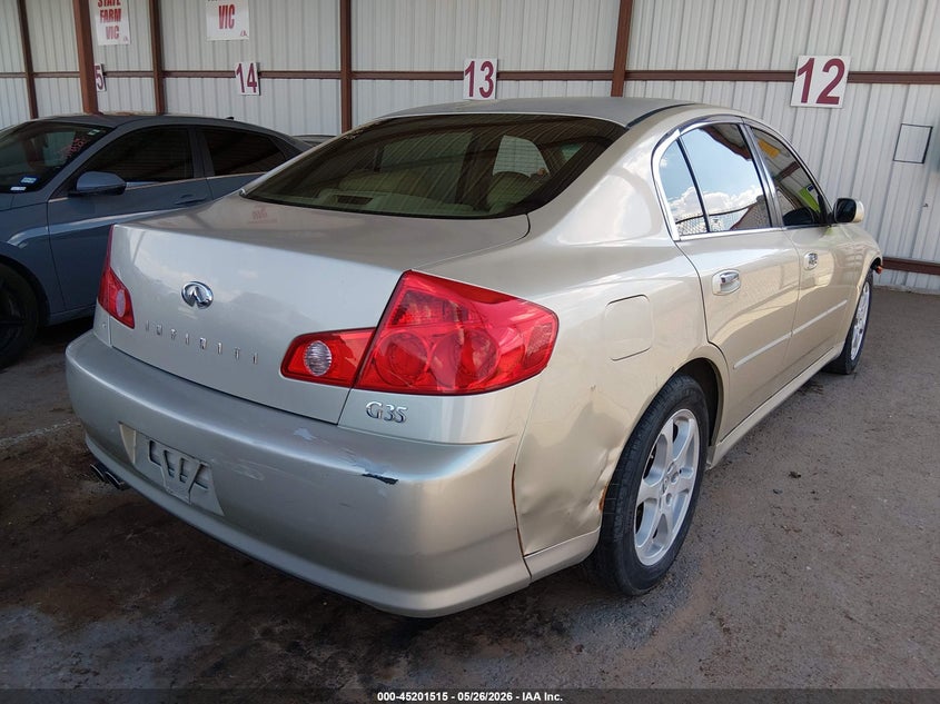 2005 Infiniti G35 VIN JNKCV51EX5M207533 IAAI salvage auction — RIGHT FRONT, Salvage (Texas), sold $25 on 2026-08-01 (photo 4)