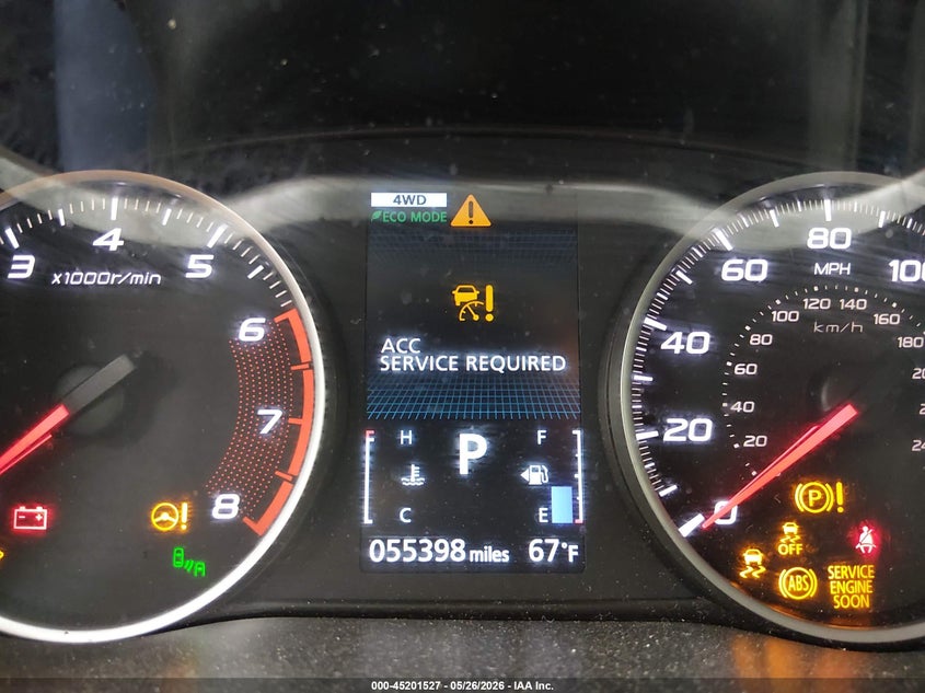 2024 Mitsubishi Eclipse cross VIN JA4ATWAA9RZ049321 IAAI salvage auction — FRONT END, Salvage (California), sold $3,550 on 2026-07-19 (photo 7)
