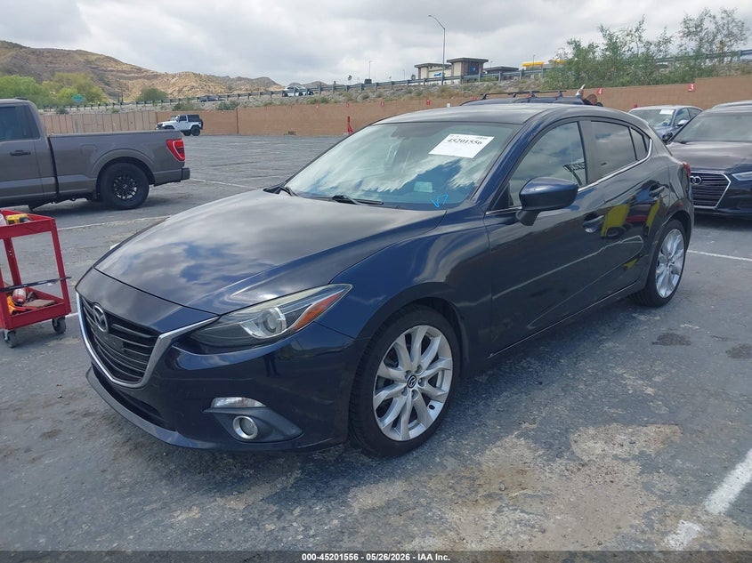 2014 Mazda 3 VIN JM1BM1M3XE1201803 IAAI salvage auction — FRONT END, Salvage Title, sold $1,225 on 2026-07-22 (photo 2)