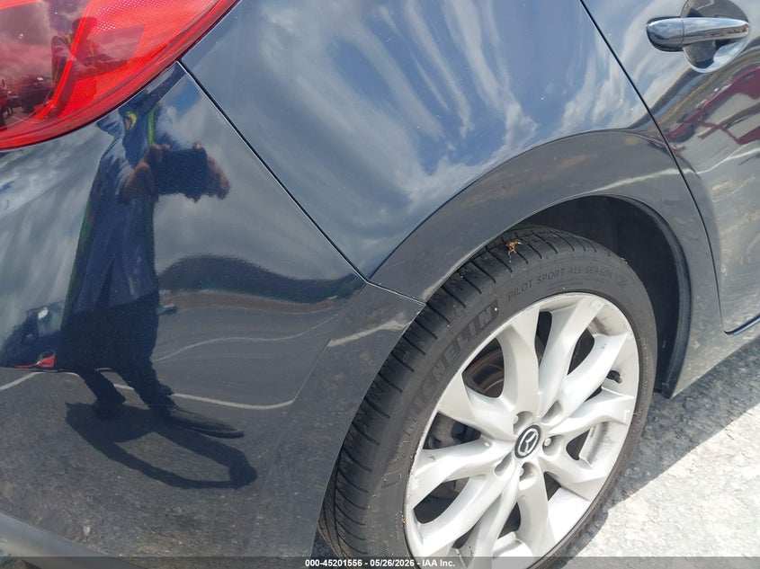 2014 Mazda 3 VIN JM1BM1M3XE1201803 IAAI salvage auction — FRONT END, Salvage Title, sold $1,225 on 2026-07-22 (photo 6)