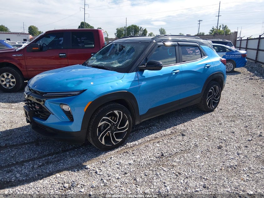 2025 Chevrolet Trailblazer VIN KL79MTSLXSB008843 IAAI salvage auction — HAIL, Clear (Missouri), sold $6,850 on 2026-07-20 (photo 2)