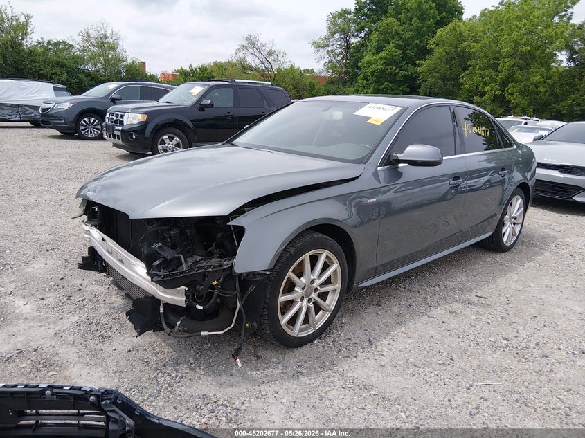 2016 Audi A4 VIN WAUBFAFL6GN015529 IAAI salvage auction — FRONT END, Salvage Title, sold $1,550 on 2026-07-14 (photo 2)