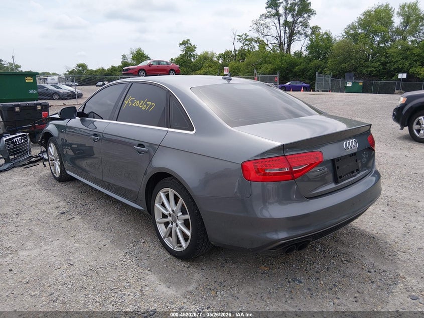 2016 Audi A4 VIN WAUBFAFL6GN015529 IAAI salvage auction — FRONT END, Salvage Title, sold $1,550 on 2026-07-14 (photo 3)