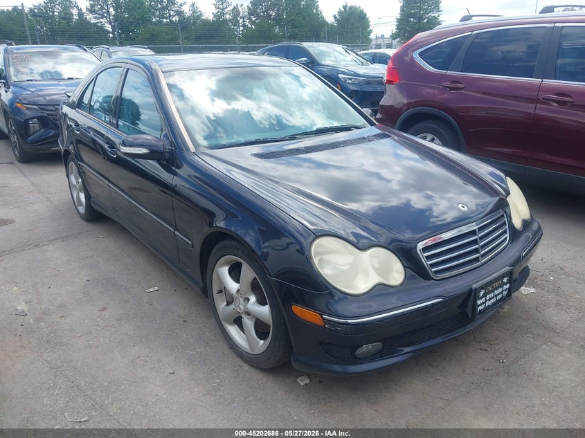 2006 Mercedes-benz C class VIN WDBRF52H46F743724 IAAI salvage auction — REAR END, Salvage (North Carolina), sold $375 on 2026-07-13 (photo 1)