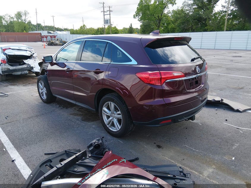 2015 Acura Rdx VIN 5J8TB4H37FL012815 IAAI salvage auction — FRONT END, Clear (Tennessee), sold $2,550 on 2026-07-18 (photo 3)