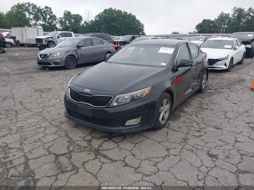 2014 Kia Optima VIN 5XXGM4A75EG282387 IAAI salvage auction — LEFT SIDE, Salvage (Georgia), sold $575 on 2026-07-22 (photo 2)