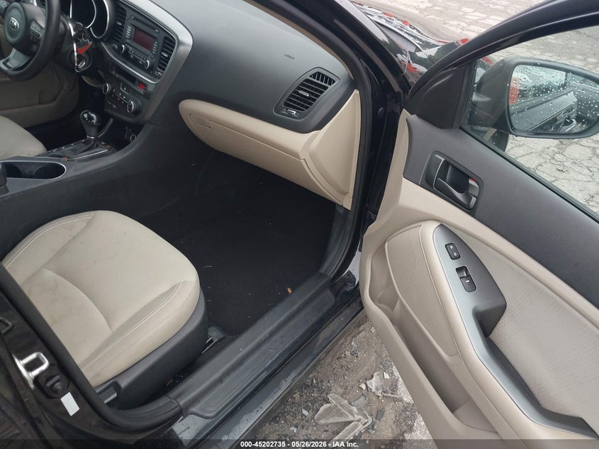 2014 Kia Optima VIN 5XXGM4A75EG282387 IAAI salvage auction — LEFT SIDE, Salvage (Georgia), sold $575 on 2026-07-22 (photo 5)