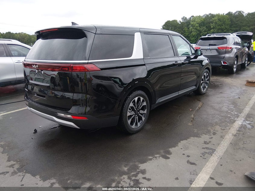 2024 Kia Carnival VIN KNDNC5H38R6373094 IAAI salvage auction — LEFT FRONT, Salvage Title, sold $9,400 on 2026-07-15 (photo 4)
