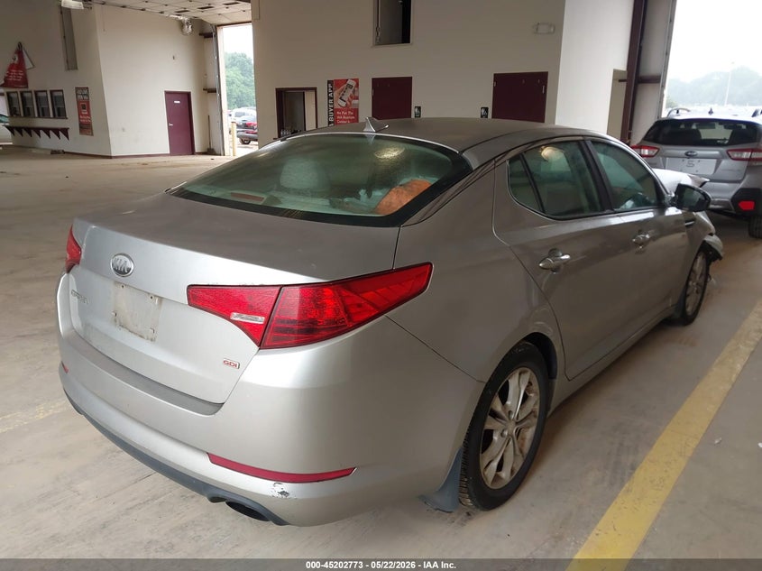 2013 Kia Optima VIN 5XXGM4A7XDG226816 IAAI salvage auction — FRONT END, Salvage (North Carolina), sold $275 on 2026-07-06 (photo 4)