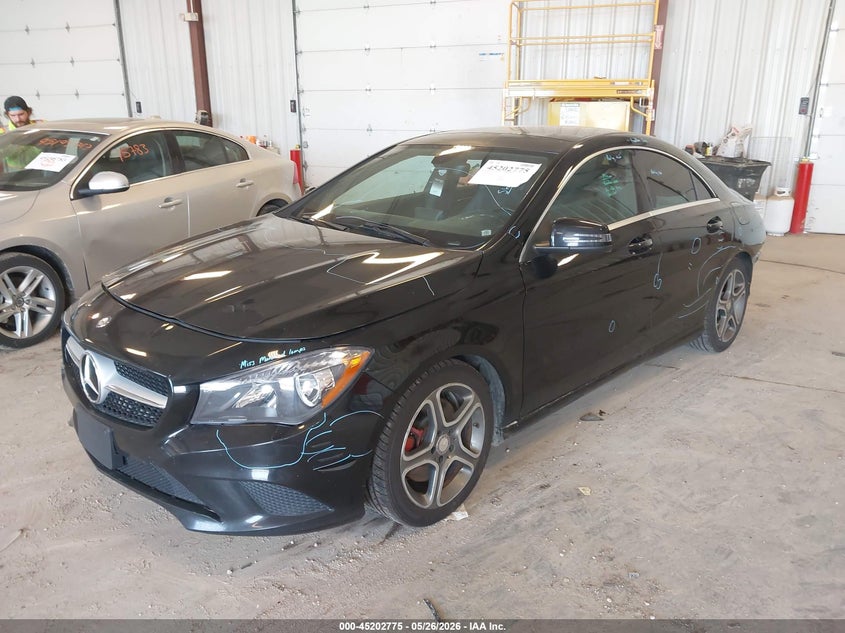 2014 Mercedes-benz Cla-klasse VIN WDDSJ4EB6EN038890 IAAI salvage auction — REAR END, Salvage Title, sold $1,700 on 2026-07-21 (photo 2)
