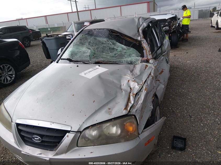 2006 Hyundai Elantra VIN KMHDN46D56U272268 IAAI salvage auction — LEFT SIDE, Salvage (Louisiana), sold $150 on 2026-07-15 (photo 6)