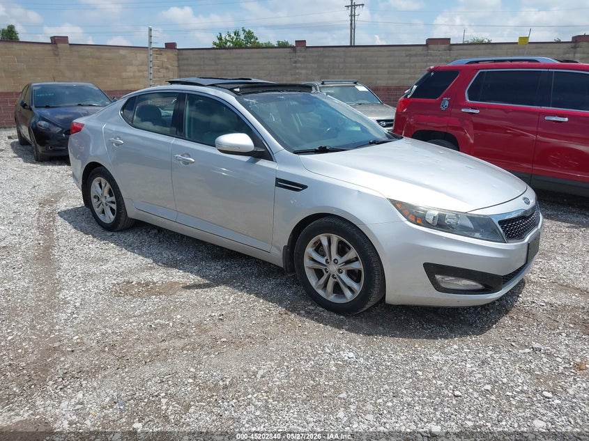 2012 Kia Optima VIN 5XXGN4A7XCG038700 IAAI salvage auction — HAIL, Clear (Missouri), sold $950 on 2026-07-06 (photo 1)