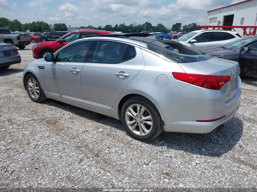 2012 Kia Optima VIN 5XXGN4A7XCG038700 IAAI salvage auction — HAIL, Clear (Missouri), sold $950 on 2026-07-06 (photo 3)