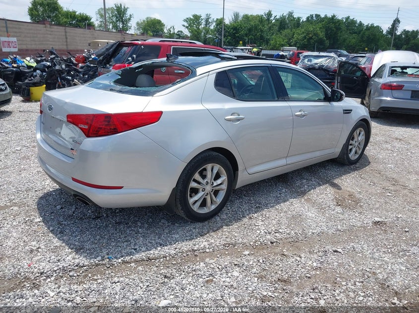 2012 Kia Optima VIN 5XXGN4A7XCG038700 IAAI salvage auction — HAIL, Clear (Missouri), sold $950 on 2026-07-06 (photo 4)