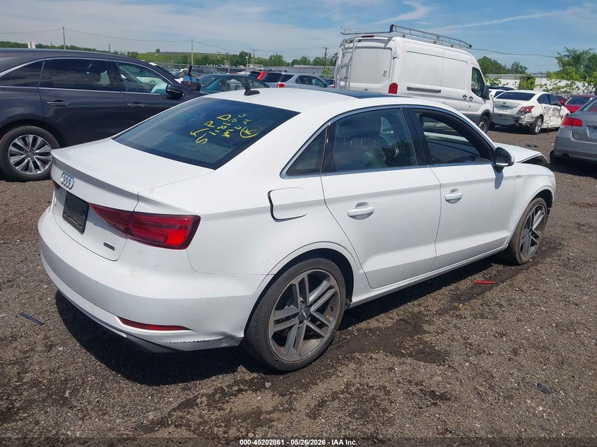 2019 Audi A3 VIN WAUBEGFF1K1017317 IAAI salvage auction — FRONT END, Salvage Title, sold $1,800 on 2026-08-06 (photo 4)