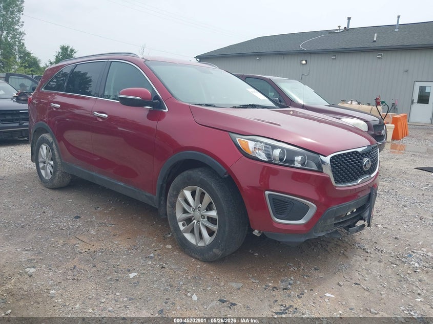 2016 Kia Sorento VIN 5XYPG4A3XGG181154 IAAI salvage auction — FRONT END, Salvage (Ohio), sold $2,450 on 2026-07-15 (photo 1)