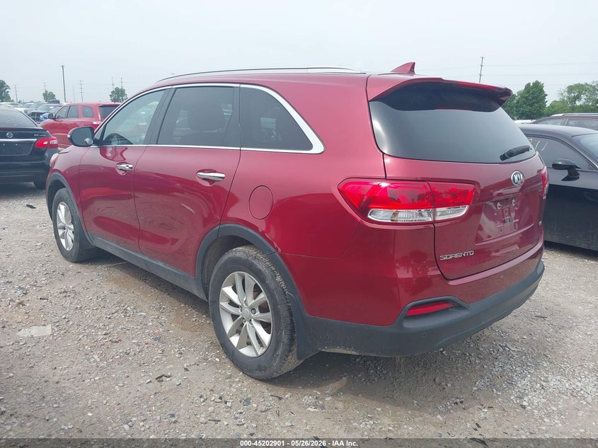 2016 Kia Sorento VIN 5XYPG4A3XGG181154 IAAI salvage auction — FRONT END, Salvage (Ohio), sold $2,450 on 2026-07-15 (photo 3)