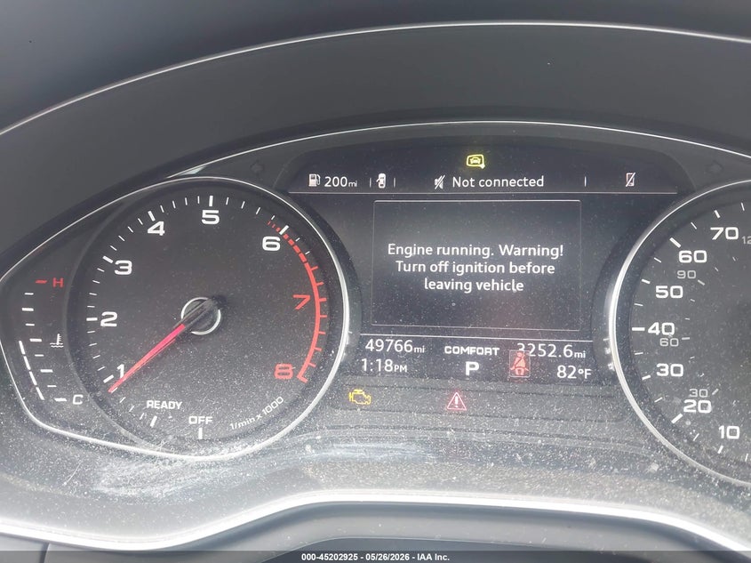 2019 Audi A4 VIN WAUGMAF49KA060548 IAAI salvage auction — REAR END, Salvage (Idaho), sold $7,100 on 2026-07-13 (photo 7)