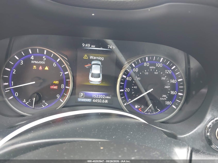 2014 Infiniti Q50 VIN JN1BV7AP9EM679767 IAAI salvage auction — LEFT SIDE, Salvage (Georgia), sold $1,275 on 2026-07-16 (photo 7)