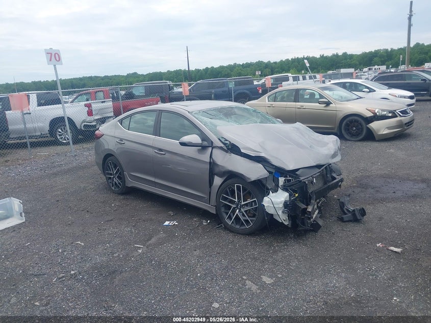 2020 Hyundai Elantra VIN KMHD04LBXLU084441 IAAI salvage auction — FRONT END, Salvage - Greater Than 75% (Maryland), sold $550 on 2026-07-20 (photo 1)