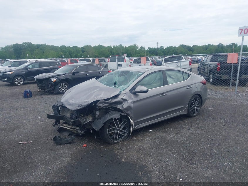 2020 Hyundai Elantra VIN KMHD04LBXLU084441 IAAI salvage auction — FRONT END, Salvage - Greater Than 75% (Maryland), sold $550 on 2026-07-20 (photo 2)