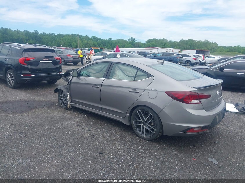 2020 Hyundai Elantra VIN KMHD04LBXLU084441 IAAI salvage auction — FRONT END, Salvage - Greater Than 75% (Maryland), sold $550 on 2026-07-20 (photo 3)