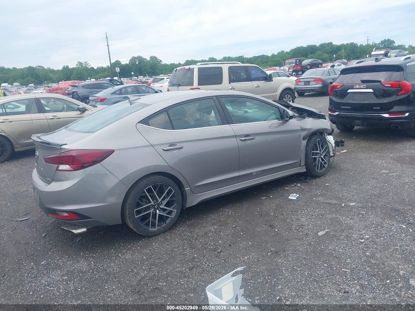 2020 Hyundai Elantra VIN KMHD04LBXLU084441 IAAI salvage auction — FRONT END, Salvage - Greater Than 75% (Maryland), sold $550 on 2026-07-20 (photo 4)