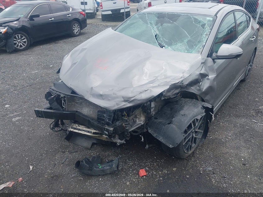 2020 Hyundai Elantra VIN KMHD04LBXLU084441 IAAI salvage auction — FRONT END, Salvage - Greater Than 75% (Maryland), sold $550 on 2026-07-20 (photo 6)