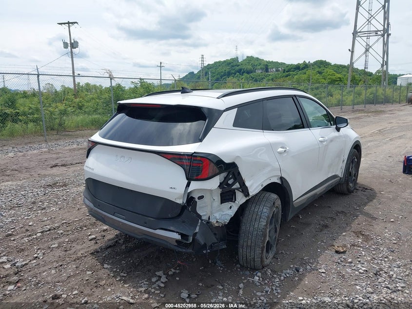 2026 Kia Sportage VIN 5XYK3CDF6TG399785 IAAI salvage auction — RIGHT REAR, Salvage (Idaho), sold $11,900 on 2026-07-28 (photo 4)