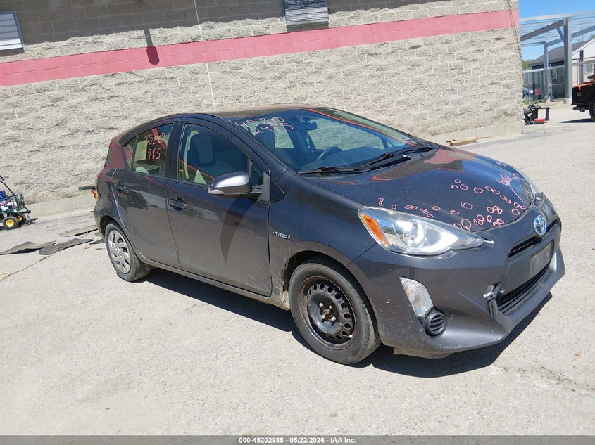 2015 Toyota Prius c VIN JTDKDTB36F1585868 IAAI salvage auction — FRONT END, Salvage (Maine), sold $950 on 2026-07-13 (photo 1)