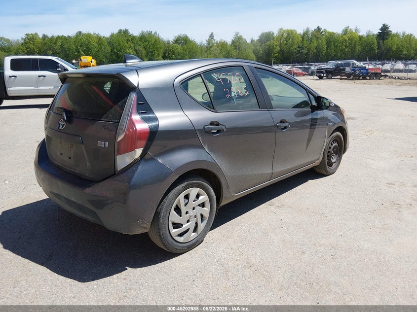 2015 Toyota Prius c VIN JTDKDTB36F1585868 IAAI salvage auction — FRONT END, Salvage (Maine), sold $950 on 2026-07-13 (photo 4)