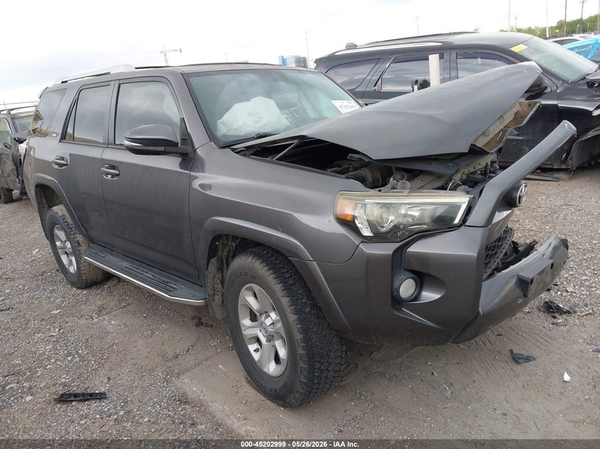 2018 Toyota 4runner VIN JTEBU5JR0J5488891 IAAI salvage auction — FRONT END, Salvage (Texas), sold $5,425 on 2026-07-20 (photo 1)