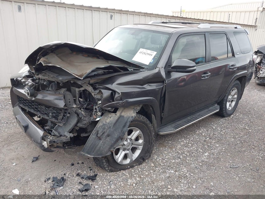 2018 Toyota 4runner VIN JTEBU5JR0J5488891 IAAI salvage auction — FRONT END, Salvage (Texas), sold $5,425 on 2026-07-20 (photo 2)