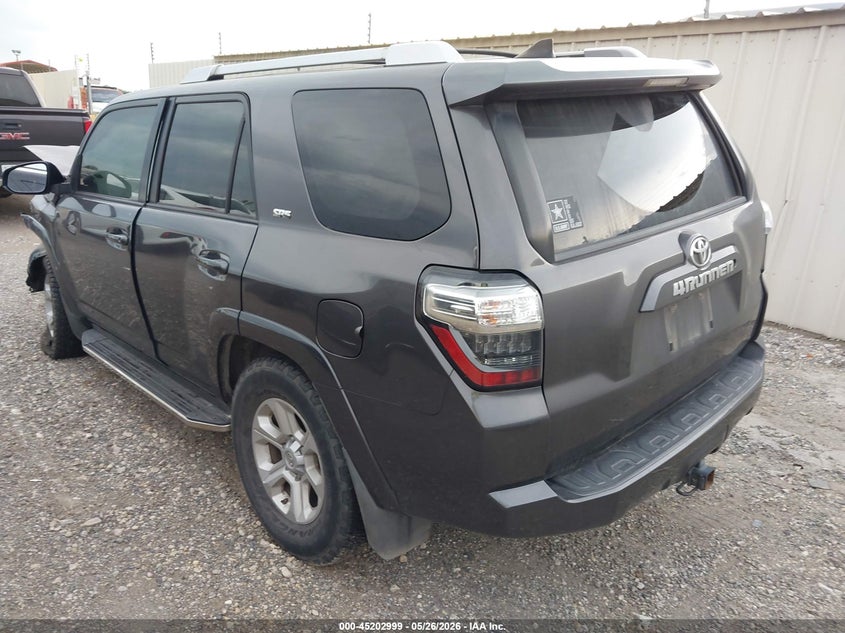 2018 Toyota 4runner VIN JTEBU5JR0J5488891 IAAI salvage auction — FRONT END, Salvage (Texas), sold $5,425 on 2026-07-20 (photo 3)