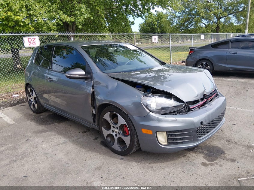 2011 Volkswagen Gti VIN WVWEV7AJ6BW226907 IAAI salvage auction — FRONT END, Salvage (New Jersey), sold $1,400 on 2026-08-10 (photo 1)