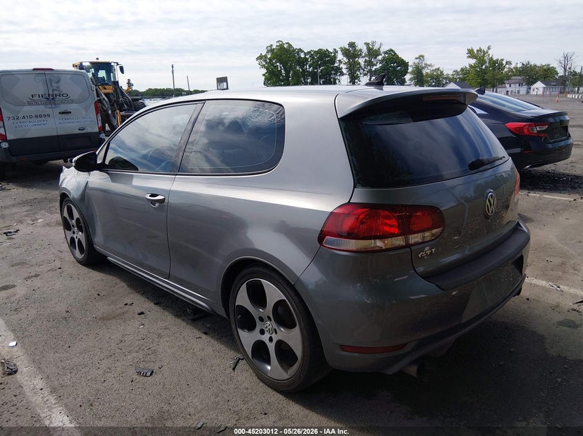 2011 Volkswagen Gti VIN WVWEV7AJ6BW226907 IAAI salvage auction — FRONT END, Salvage (New Jersey), sold $1,400 on 2026-08-10 (photo 3)