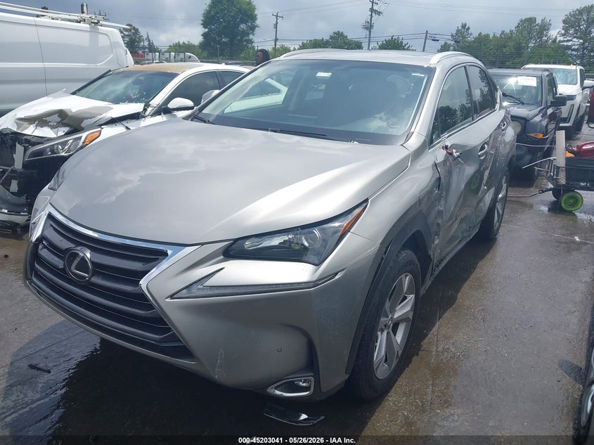 2017 Lexus Nx VIN JTJYARBZ2H2057944 IAAI salvage auction — LEFT SIDE, Salvage (North Carolina), sold $7,850 on 2026-07-27 (photo 2)