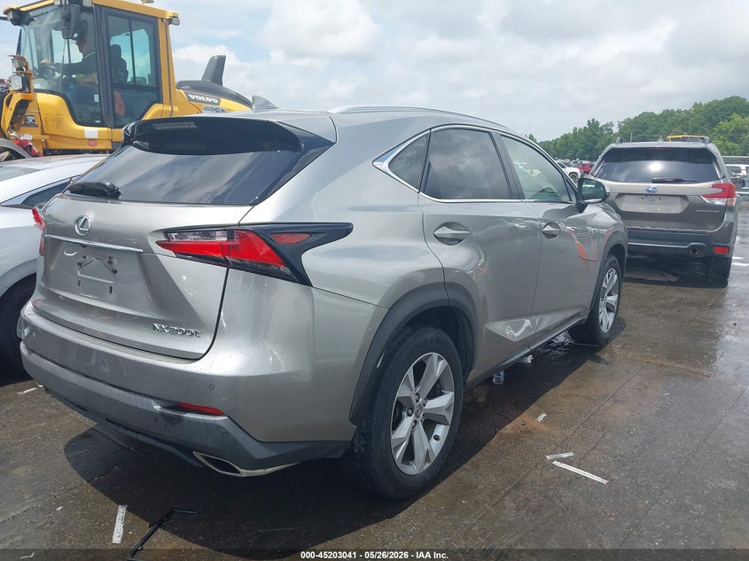 2017 Lexus Nx VIN JTJYARBZ2H2057944 IAAI salvage auction — LEFT SIDE, Salvage (North Carolina), sold $7,850 on 2026-07-27 (photo 4)